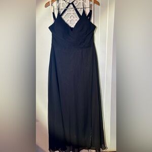 Azazie Davis Black Bridesmaid’s Dress